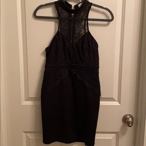 Black cocktail dress
